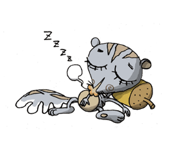 ELEGANT KIIMO Squirrel 1 sticker #3999506