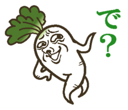 The radish sticker #4000116