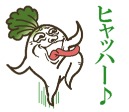 The radish sticker #4000121