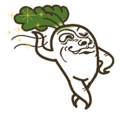 The radish sticker #4000123
