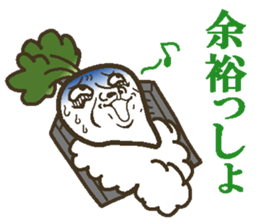 The radish sticker #4000128