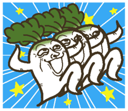 The radish sticker #4000149