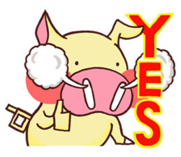 innocent pig TONTON sticker #4000152