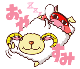 innocent pig TONTON sticker #4000172