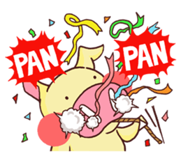 innocent pig TONTON sticker #4000177