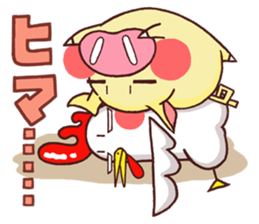 innocent pig TONTON sticker #4000188