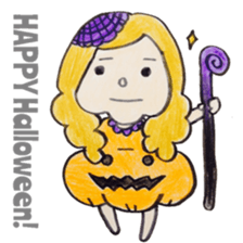 North European girl. sticker #4000547