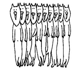 Pig rice cake sticker #4001030