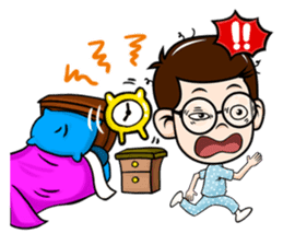 Doctor sick and friends sticker #4001048