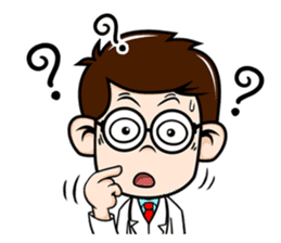 Doctor sick and friends sticker #4001054