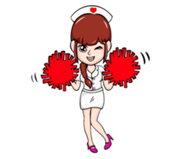 Doctor sick and friends sticker #4001057