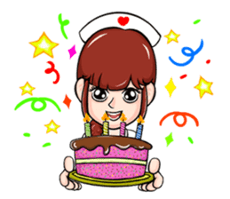 Doctor sick and friends sticker #4001062