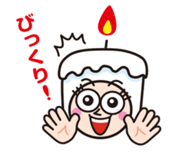 Candle employee 2 sticker #4001155