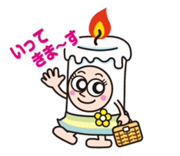 Candle employee 2 sticker #4001174