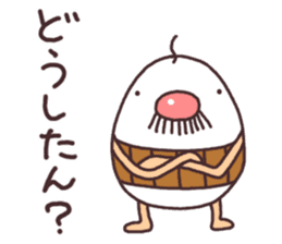 Please listen to me! Egg man sticker #4001835