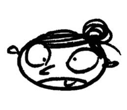 bunheads and friends sticker #4001909