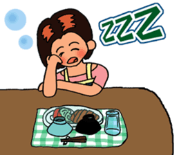 Mimi the housewife 2 sticker #4002433