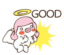 porky angel sticker #4003655