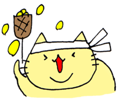 Plump cat , nekotasan sticker #4003708