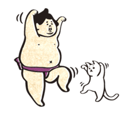 sumo wrestler"yuruizeki" part4 sticker #4003997