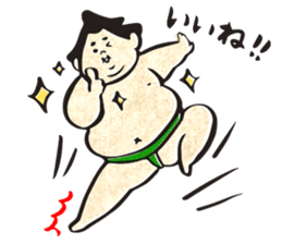 sumo wrestler"yuruizeki" part4 sticker #4004000