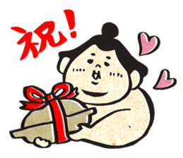 sumo wrestler"yuruizeki" part4 sticker #4004018