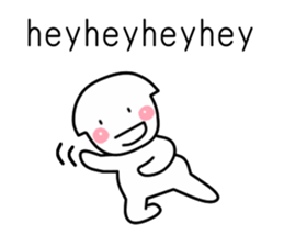 Funny White Bobbed Hair sticker #4004076