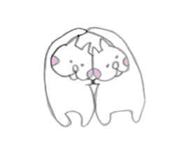 Good duo cats of FUNA sticker #4004237