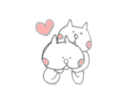 Good duo cats of FUNA sticker #4004240