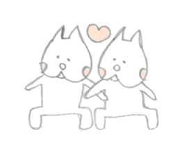 Good duo cats of FUNA sticker #4004242