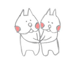 Good duo cats of FUNA sticker #4004251