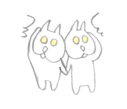 Good duo cats of FUNA sticker #4004252