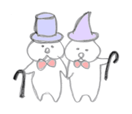 Good duo cats of FUNA sticker #4004255