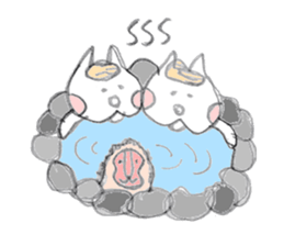 Good duo cats of FUNA sticker #4004256