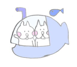 Good duo cats of FUNA sticker #4004259