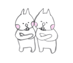 Good duo cats of FUNA sticker #4004260