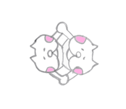 Good duo cats of FUNA sticker #4004263