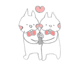 Good duo cats of FUNA sticker #4004265