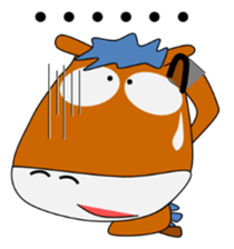 a daily life of walking horse  3rd sticker #4004393