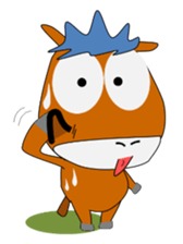 a daily life of walking horse  3rd sticker #4004398