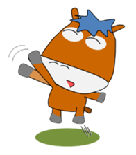 a daily life of walking horse  3rd sticker #4004402