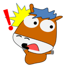 a daily life of walking horse  3rd sticker #4004403