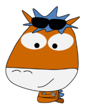 a daily life of walking horse  3rd sticker #4004406