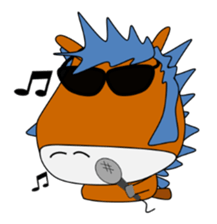 a daily life of walking horse  3rd sticker #4004407