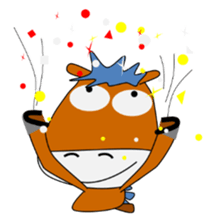 a daily life of walking horse  3rd sticker #4004411