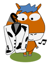 a daily life of walking horse  3rd sticker #4004416