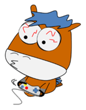 a daily life of walking horse  3rd sticker #4004418