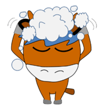 a daily life of walking horse  3rd sticker #4004419