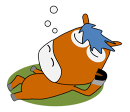 a daily life of walking horse  3rd sticker #4004423