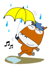 a daily life of walking horse  3rd sticker #4004424